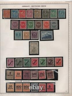 Germany 1921-1925 Collection On 12 Album Pages Mint & Used