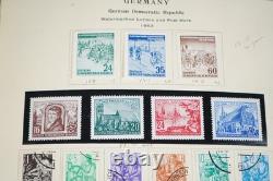 Germany 1949-1980 Collection Of 1,850+ Stamps Mint & Used Stored In Scott Album