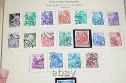 Germany 1949-1980 Collection Of 1,850+ Stamps Mint & Used Stored In Scott Album
