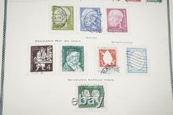 Germany 1949-2007 Collection Of 1,500+ Used Stamps Stored In Scott Album