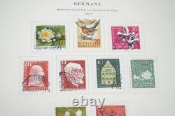Germany 1949-2007 Collection Of 1,500+ Used Stamps Stored In Scott Album