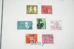 Germany 1949-2007 Collection Of 1,500+ Used Stamps Stored In Scott Album