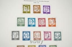Germany 1949-2007 Collection Of 1,500+ Used Stamps Stored In Scott Album