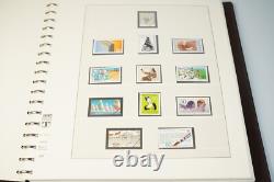 Germany 1968-1982 Collection Of 450+ Stamps All Mint Never Hinged Lindner Album