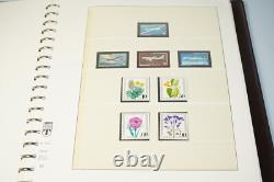 Germany 1968-1982 Collection Of 450+ Stamps All Mint Never Hinged Lindner Album