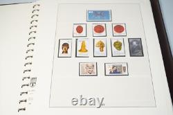 Germany 1968-1982 Collection Of 450+ Stamps All Mint Never Hinged Lindner Album