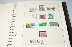 Germany 1968-1982 Collection Of 450+ Stamps All Mint Never Hinged Lindner Album