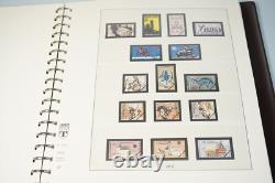 Germany 1968-1982 Collection Of 450+ Stamps All Mint Never Hinged Lindner Album