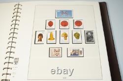 Germany 1968-1982 Collection Of 450+ Stamps All Mint Never Hinged Lindner Album