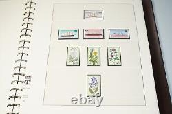 Germany 1968-1982 Collection Of 450+ Stamps All Mint Never Hinged Lindner Album