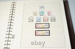 Germany 1968-1982 Collection Of 450+ Stamps All Mint Never Hinged Lindner Album