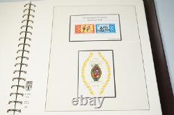 Germany 1968-1982 Collection Of 450+ Stamps All Mint Never Hinged Lindner Album