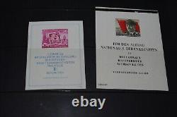 Germany Allied SBZ BIZO DDR BRD 1945-1992 collection Visir pages binder