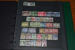 Germany Allied SBZ BIZO DDR BRD 1945-1992 collection Visir pages binder