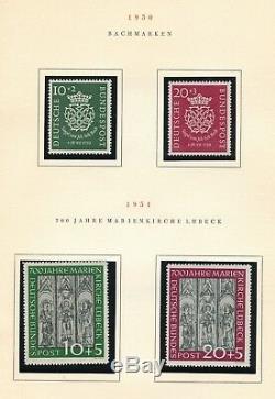 Germany & Berlin 1949 1951 MNH HCV Stamp Collection in Brussels Expo Album