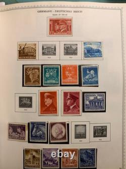 Germany Collection 2500+ Minkus Album 1849-1975 Bavaria, Reich, occupied, DDR