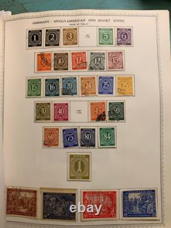 Germany Collection 2500+ Minkus Album 1849-1975 Bavaria, Reich, occupied, DDR