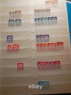 Germany Collection In Album, Mainly Weimar WWII + States/Occupied/Etc, + More