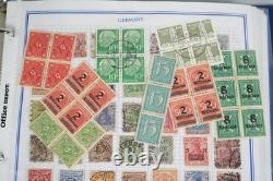 Germany Collection Of 2,400+ Stamps Mint & Used Stored In Album