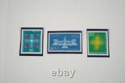 Germany Collection Of 700+ Stamps Mint & Used Stored In Album On Quadrille Pages