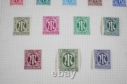 Germany Collection Of 700+ Stamps Mint & Used Stored In Album On Quadrille Pages