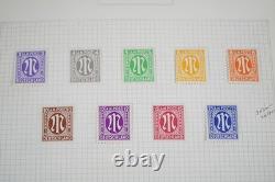 Germany Collection Of 700+ Stamps Mint & Used Stored In Album On Quadrille Pages