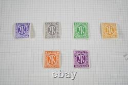 Germany Collection Of 700+ Stamps Mint & Used Stored In Album On Quadrille Pages