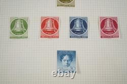 Germany Collection Of 700+ Stamps Mint & Used Stored In Album On Quadrille Pages