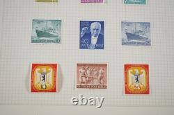 Germany Collection Of 700+ Stamps Mint & Used Stored In Album On Quadrille Pages