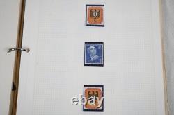 Germany Collection Of 700+ Stamps Mint & Used Stored In Album On Quadrille Pages