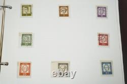 Germany Collection Of 750+ Stamps Mint & Used Stored In Lighthouse Album