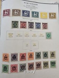 Germany & Colonies Stamp Collection in Scott Specialty Album MH & Used