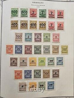 Germany & Colonies Stamp Collection in Scott Specialty Album MH & Used