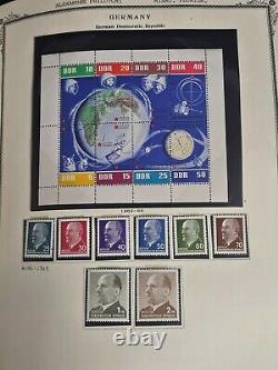 Germany DDR Mint Stamp Collection in Scott Album