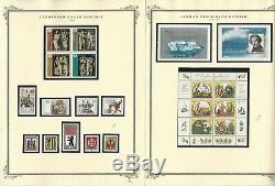 Germany DDR Stamp Collection 1976-90 in Scott Specialty Album, 150 Pages, DKZ