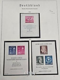 Germany DDR Stamp Collection in Lindner Album