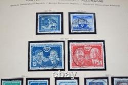 Germany Ddr 1950-1970 Collection Of 1,500+ Stamps Mint & Used In Schaubek Album