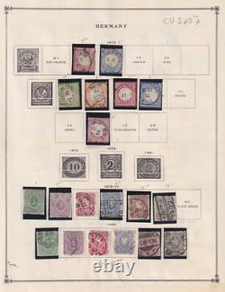 Germany Mint And Used Collection On Album Pages Bindcv