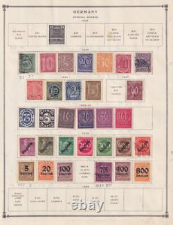 Germany Mint And Used Collection On Album Pages Bindcv