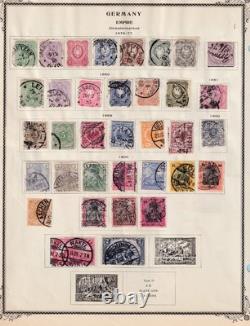 Germany Mint And Used Collection On Album Pages Dr. Schultz Estate Q189