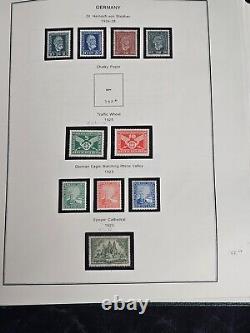 Germany Mint Stamp Collection Mostly NH in Scott Album