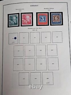 Germany Mint Stamp Collection Mostly NH in Scott Album