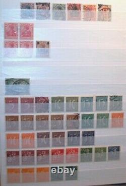 Germany Stamps Collection In 2 Stock Books 1800's-1900's 1000's Of Stamps