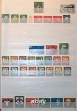 Germany Stamps Collection In 2 Stock Books 1800's-1900's 1000's Of Stamps