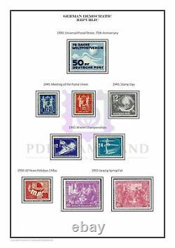 Germany complete collection (18 albums) 1872-2020 PDF STAMP ALBUM PAGES