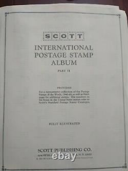 Gigantic worldwide stamp collection in perfect Scott international album. 1939+