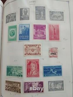 Gigantic worldwide stamp collection in perfect Scott international album. 1939+