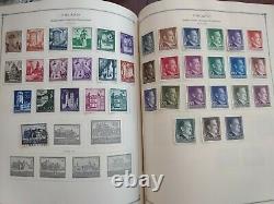 Gigantic worldwide stamp collection in perfect Scott international album. 1939+