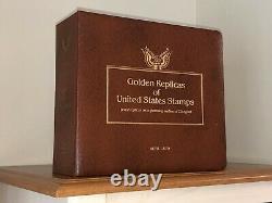 Golden 22KT Replicas U. S. Stamps, Album Collection FDC 1982-1983, Places, Events