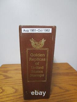 Golden Replicas of United States Collectible Stamps Album Aug. 1981-Oct. 1982